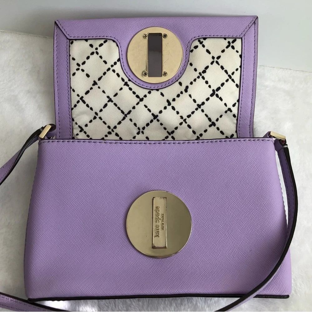 Kate spade Turn Lock Crossbody, Lavender